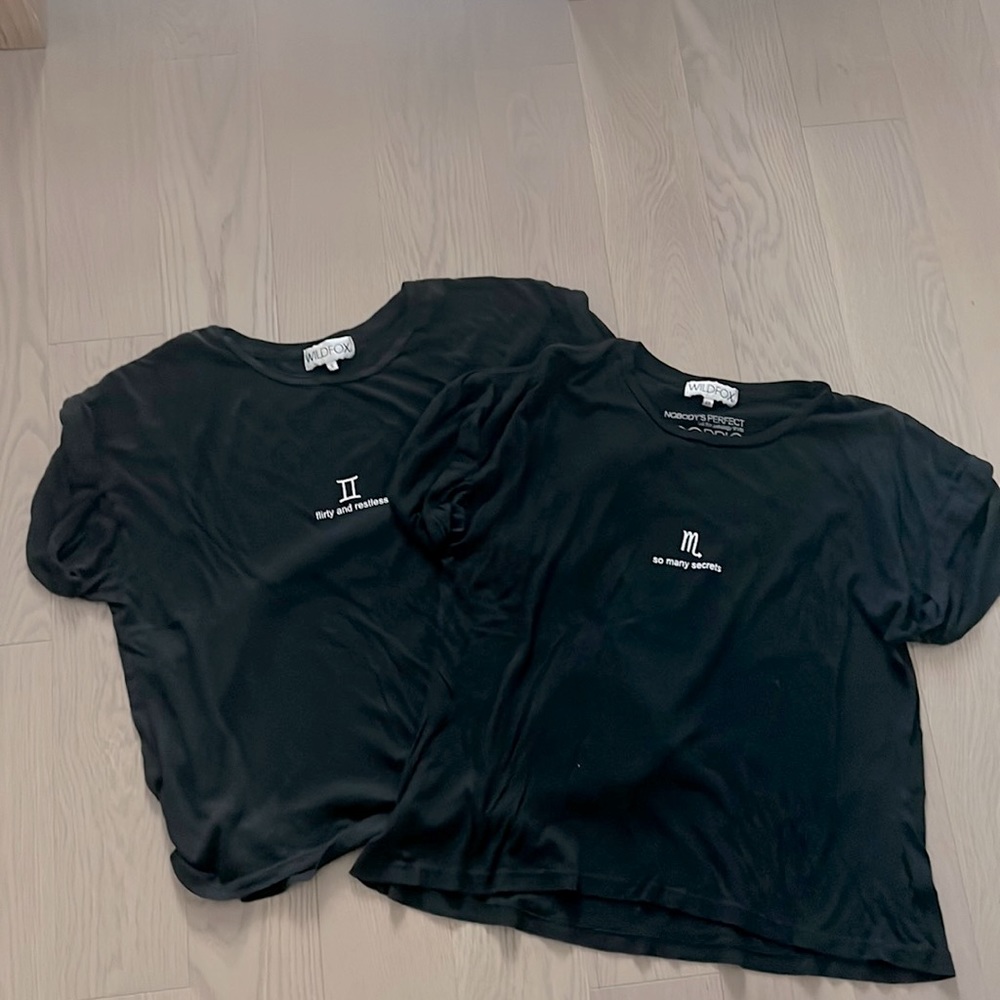 Super soft Black T shirt×2 bundle